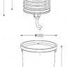 Встраиваемый светильник уличный Build in ground lamp 100133