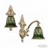 Бра 7209 7209B14/1/175 GW P2 D Clear-Green/H-1I