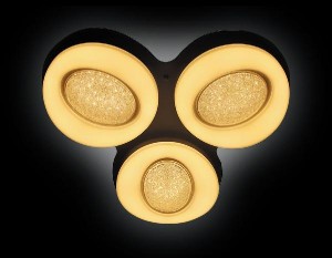 Потолочная люстра Orbital Crystal Sand FS1583/3 WH 156W D585*555