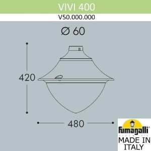 Плафон Vivi V50.000.000.LXD6L