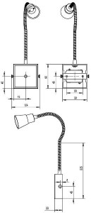 Бра Raze Touch 341110