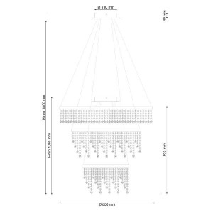 Подвесная люстра Eclipse eclipse 1670.3 LED