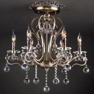 Потолочная люстра 12505 12505/6 античная бронза Strotskis