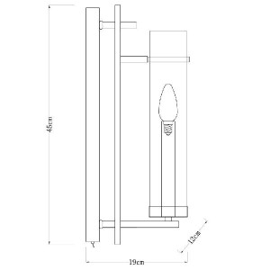 Бра Hugo A1688AP-1CC