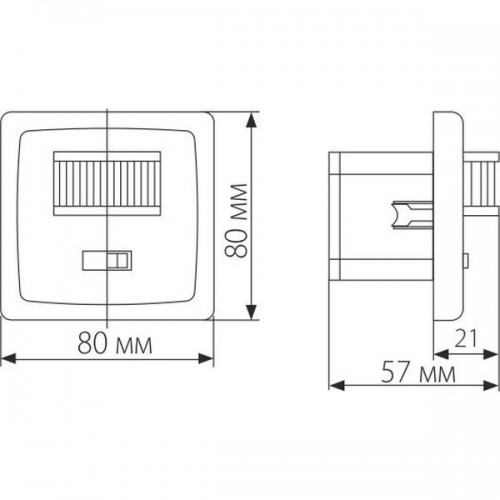 Датчик движения  SNS-M-01 9m 1-1,8m 1200W IP20 160 Белый