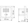 Датчик движения  SNS-M-01 9m 1-1,8m 1200W IP20 160 Белый