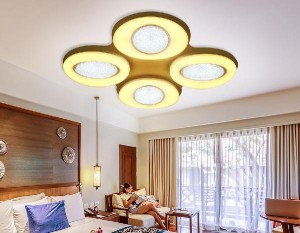 Потолочная люстра Orbital Crystal Sand FS1584/4 208W D585*585