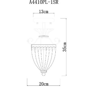 Потолочная люстра Schelenberg A4410PL-1SR