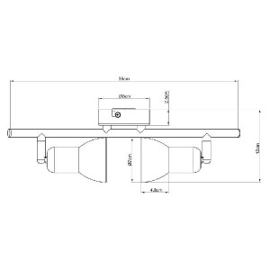 Спот Falena A3115PL-2SS