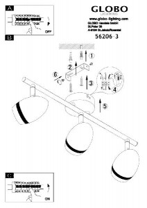 Спот Manjola 56206-3
