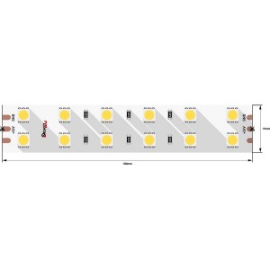 Светодиодная лента LUX DSG5120-24-W+WW-33