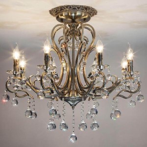 Потолочная люстра 12505 12505/8 античная бронза Strotskis