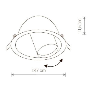 Точечный светильник Dot 8826