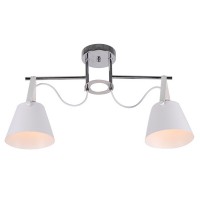 Потолочная люстра  MD.1190-2-S CH+WH