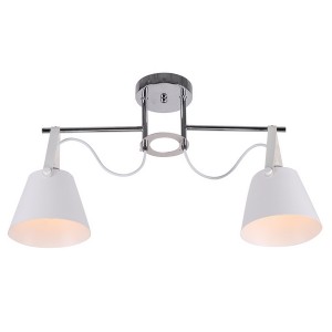 Потолочная люстра  MD.1190-2-S CH+WH