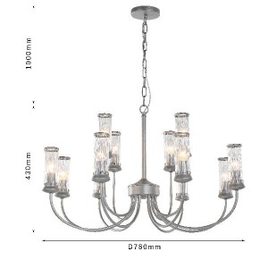 Подвесная люстра Mollis 2693-12P