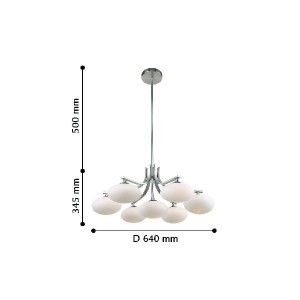 Потолочная люстра Pernetti 2514-7P