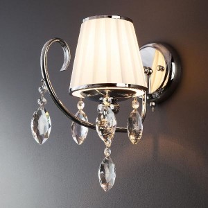 Бра Rosalva 10021/1 хром/прозрачный хрусталь Strotskis