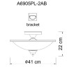 Потолочная люстра Safari A6905PL-2AB