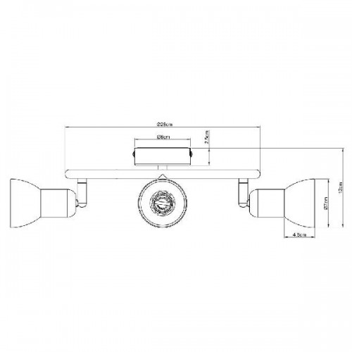 Спот Falena A3115PL-3SS