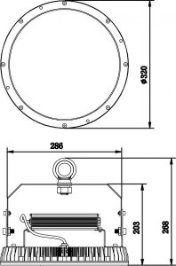 Уличный светильник подвесной Ainara 342065