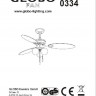 Потолочная люстра Azalea 0334