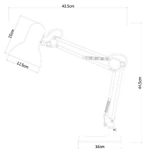 Офисная настольная лампа Junior A1330LT-1CC