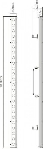 Прожектор уличный Wallwasher Caph 732072