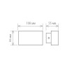 Архитектурная подсветка Twinky 1555 TECHNO LED TWINKY DOUBLE серый