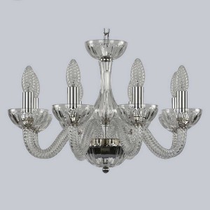 Подвесная люстра 1310 1310/8/165 Ni Cl/Clear/M-1H