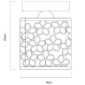 Потолочная люстра Traforato A8349PL-1WH