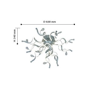 Потолочная люстра Coil 2387-12U