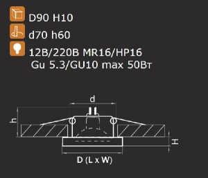 Точечный светильник RIFLE 002514