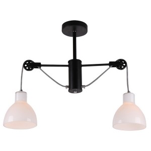 Потолочная люстра  MD.1230-2-S BK+CH