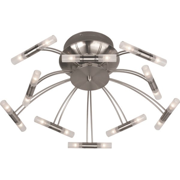 Потолочная люстра P-813 P-813/20 satin chrome Потолочная люстра P-813 P-813/20 satin chrome