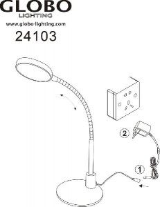 Интерьерная настольная лампа Pegasi 24103