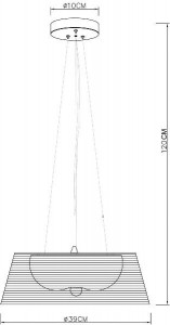 Подвесной светильник Filo Sat 342032