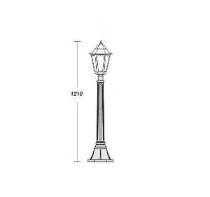 Наземный фонарь 79807M Bl