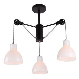 Потолочная люстра  MD.1230-3-S BK+CH