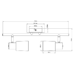 Спот Cavalletta A4510PL-2SS