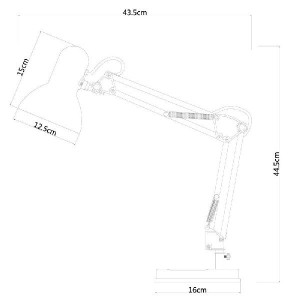 Офисная настольная лампа Junior A1330LT-1WH