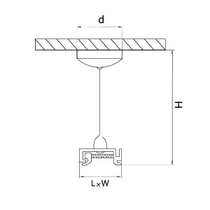 Подвесной комплект Barra 504197