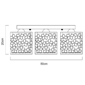 Потолочная люстра Traforato A8349PL-5WH