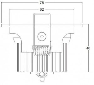 Точечный светильник COB 565076