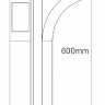 Наземный светильник  W2144-600 S
