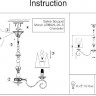 Подвесная люстра Bouquet ARM023-08-S