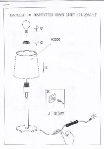 Интерьерная настольная лампа Glen 2266/1T