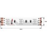 Светодиодная лента LUX DSG560-12-RGB-33
