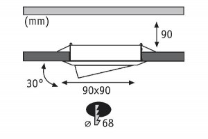 Точечный светильник 92085