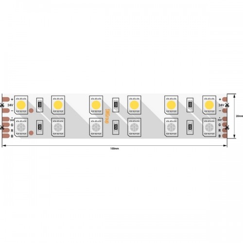 Светодиодная лента  SWG5120-24-28.8-RGBW